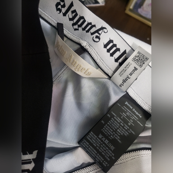 END. X PALM ANGELS Allover Rose Sport set Track Top M & Leggings L - Picture 8 of 15